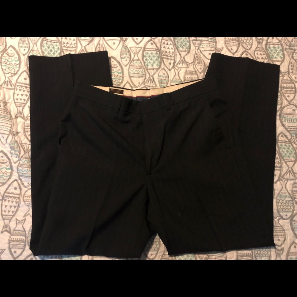 Men’s black slacks!